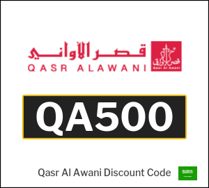 Qasr Al Awani Coupon QA500