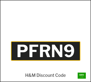 H&M Coupon PFRN9