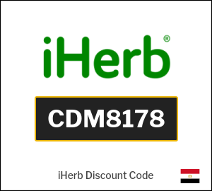 Top iHerb Coupons & Promo Codes Egypt 2026 | Up to 50% Off Products