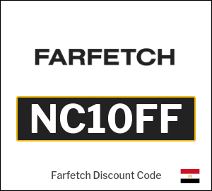 Farfetch Voucher Code Egypt (NC10FF)