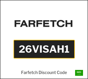 Farfetch Voucher Code Saudi Arabia (26VISAH1)