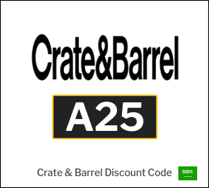 Crate & Barrel Coupon A25