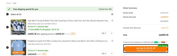 how to place an order on Temu