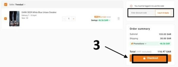 How to Apply Trendyol Promo Code When Ordering from Trendyol