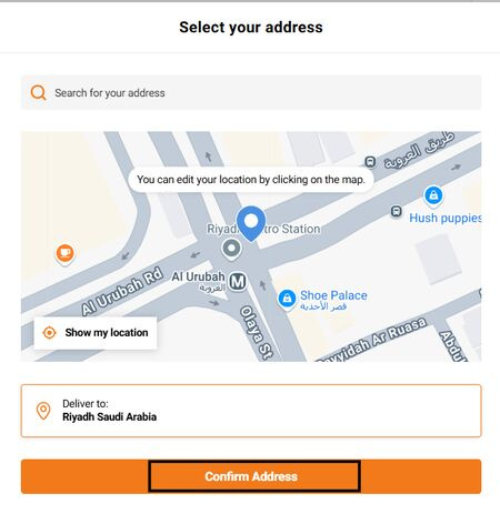 Trendyol Clothes Review -  adding a shipping address