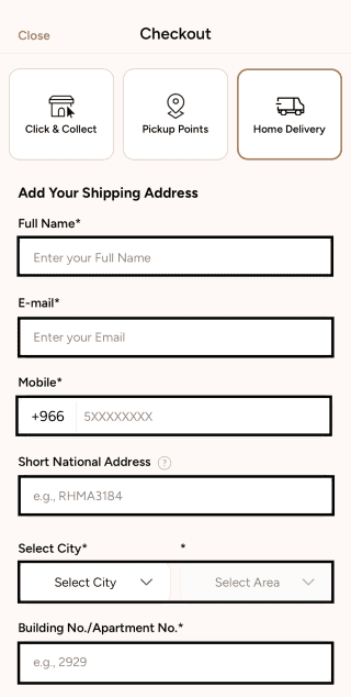 The Checkout Page Details in the Max Fashion App