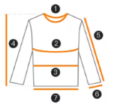 Temu size chart for women’s tops